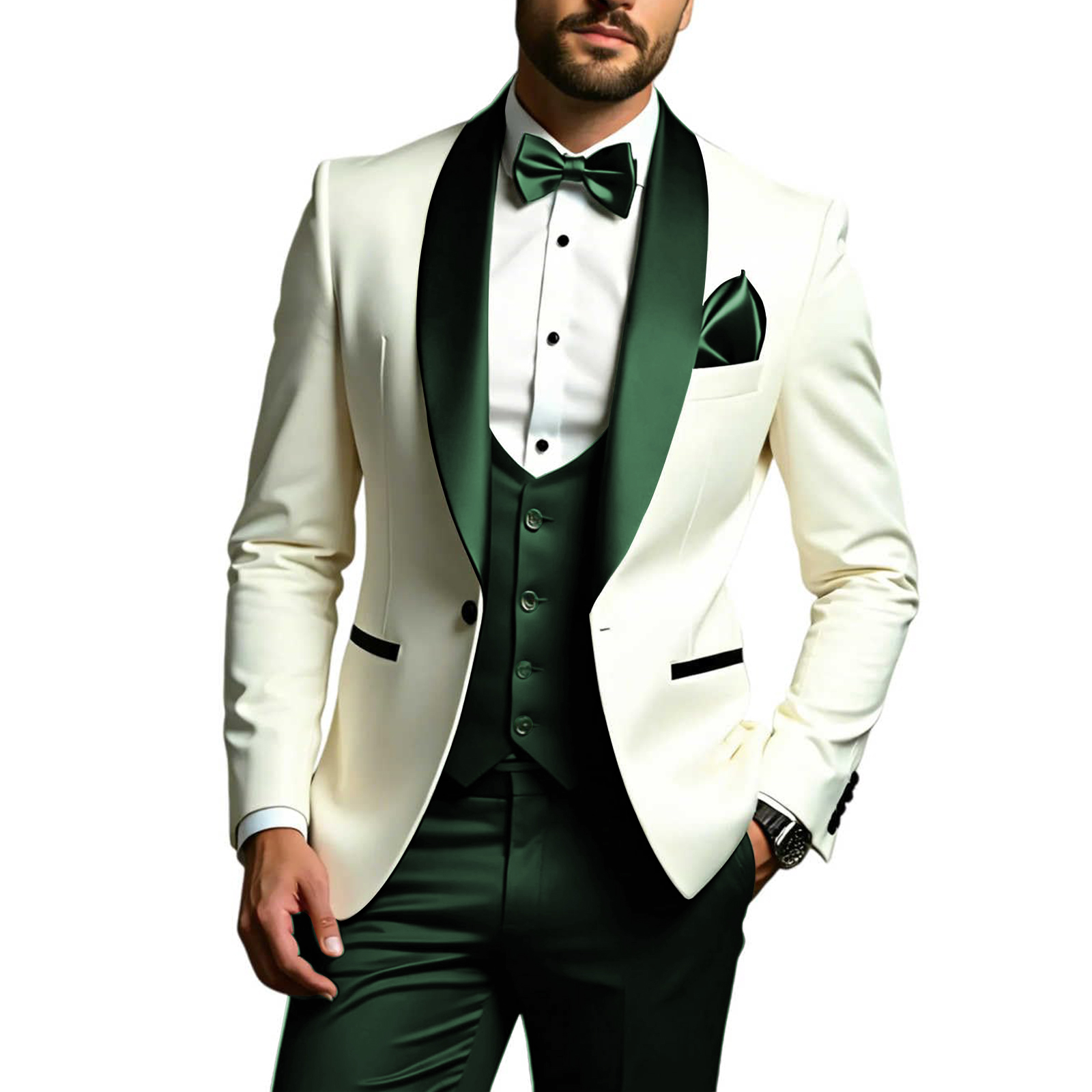 Completo da Uomo 3 Pezzi Slim  - Men Formal Wear Modern recensione e prezzo